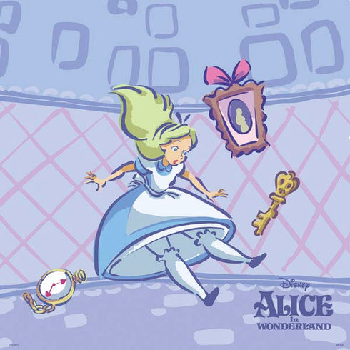 Disney Alice in Wonderland Falling down the Rabbit Hole PS4 Slim Skin