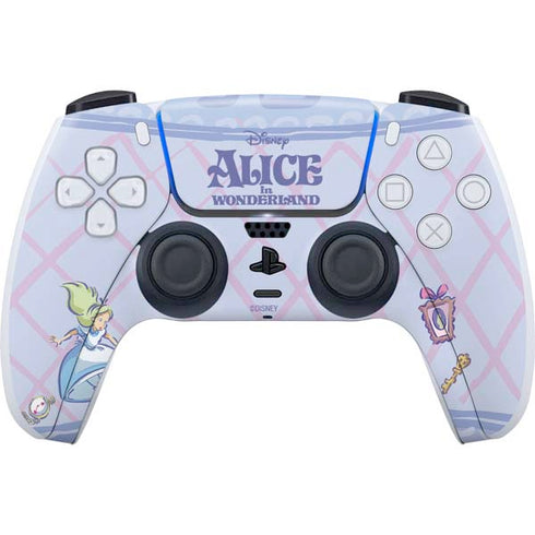 Disney Alice in Wonderland Falling down the Rabbit Hole PS5 Controller Skin