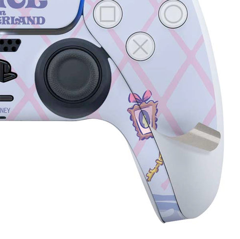 Disney Alice in Wonderland Falling down the Rabbit Hole PS5 Controller Skin
