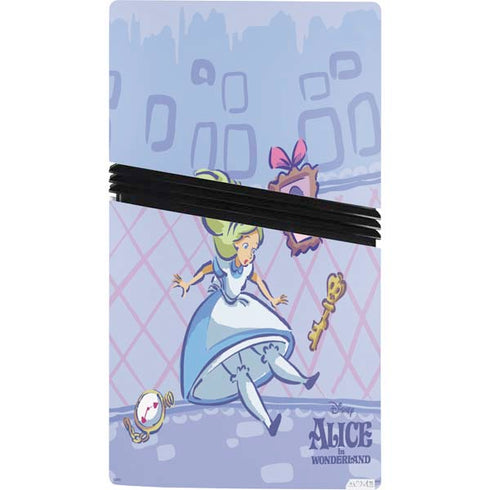 Disney Alice in Wonderland Falling down the Rabbit Hole PS5 Pro Bundle Skin