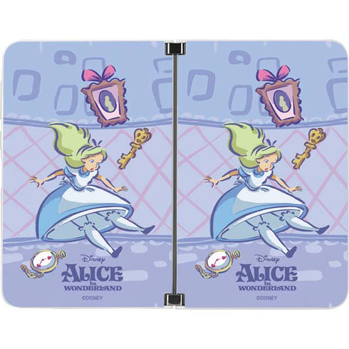 Disney Alice in Wonderland Falling down the Rabbit Hole Surface Duo Skin