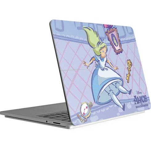 Disney Alice in Wonderland Falling down the Rabbit Hole Surface Laptop Studio Skin