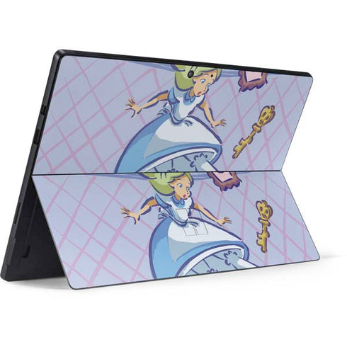 Disney Alice in Wonderland Falling down the Rabbit Hole Surface Pro 7 Skin