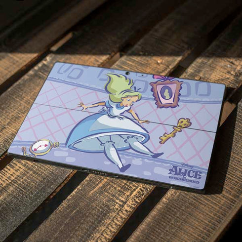 Disney Alice in Wonderland Falling down the Rabbit Hole Surface Pro 7 Skin