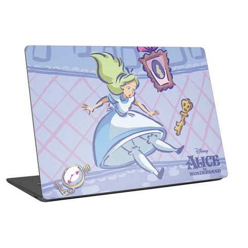 Disney Alice in Wonderland Falling down the Rabbit Hole Universal Laptop 16.6in (13.4 x 9.7in) Skin