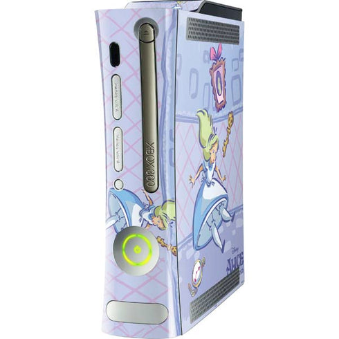 Disney Alice in Wonderland Falling down the Rabbit Hole Xbox 360 (Includes HDD) Skin