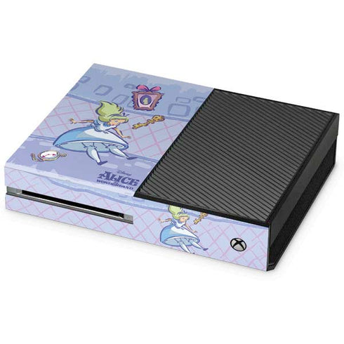 Disney Alice in Wonderland Falling down the Rabbit Hole Xbox One Console Skin