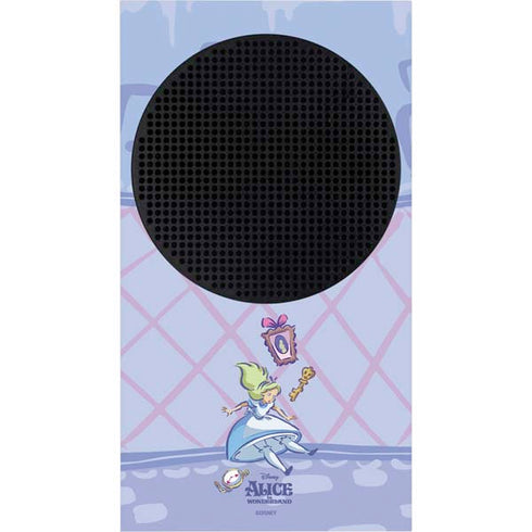 Disney Alice in Wonderland Falling down the Rabbit Hole Xbox Series S Console Skin