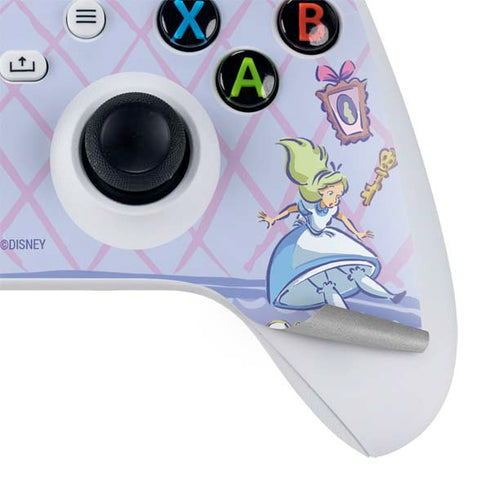 Disney Alice in Wonderland Falling down the Rabbit Hole Xbox Series S Controller Skin