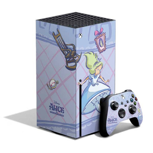 Disney Alice in Wonderland Falling down the Rabbit Hole Xbox Series X Skins