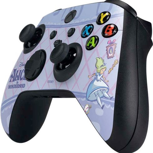 Disney Alice in Wonderland Falling down the Rabbit Hole Xbox Series X Controller Skin