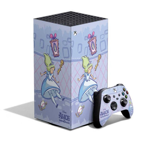 Disney Alice in Wonderland Falling down the Rabbit Hole XBox Series X Digital Edition Bundle Skin