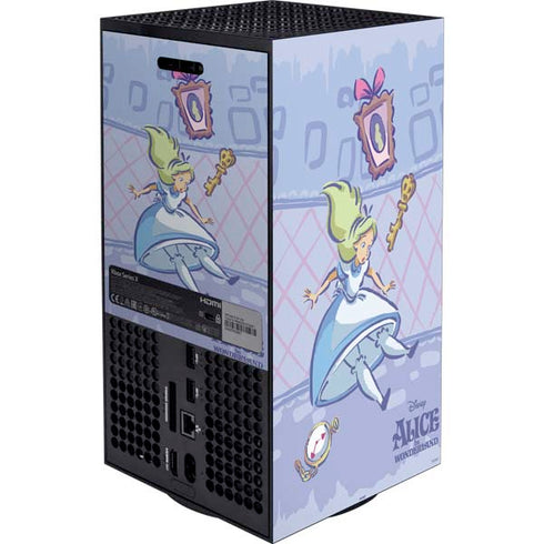 Disney Alice in Wonderland Falling down the Rabbit Hole XBox Series X Digital Edition Bundle Skin