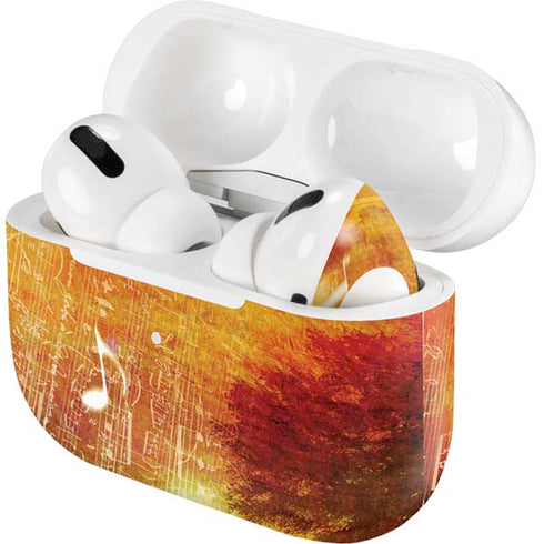 Falling Notes AirPods Skins