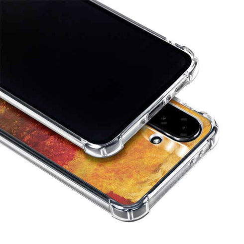 Falling Notes Galaxy A36 5G Clear Case