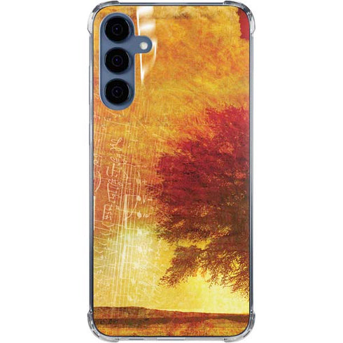 Falling Notes Galaxy A55 5G Clear Case