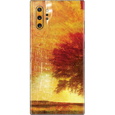 Falling Notes Galaxy Note 10 Plus Skin