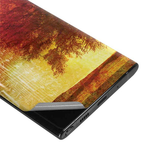 Falling Notes Galaxy Note 10 Plus Skin