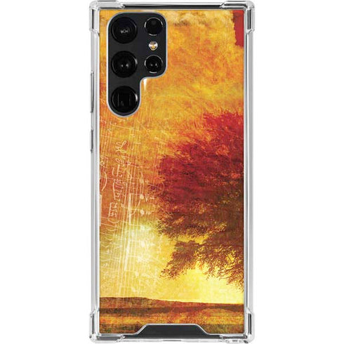 Falling Notes Galaxy S23 Ultra Clear Case