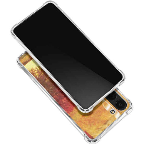 Falling Notes Galaxy S24 FE Clear Case