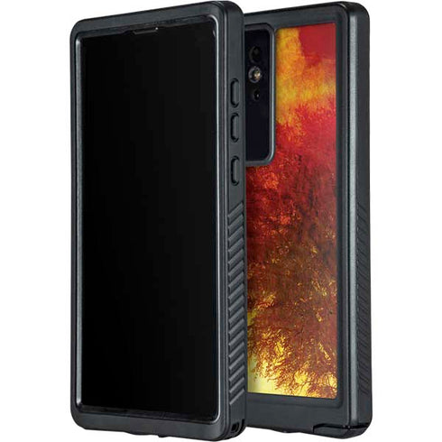 Falling Notes Galaxy S24 Ultra Waterproof Case