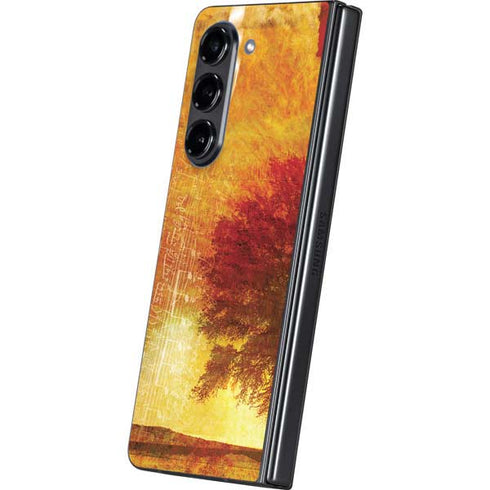 Falling Notes Galaxy Z Fold5 5G Skin