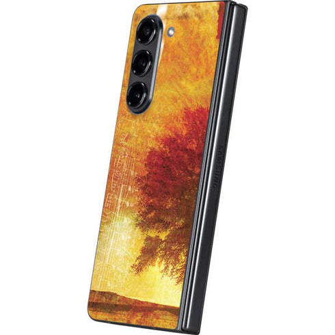 Falling Notes Galaxy Z Fold5 5G Skin