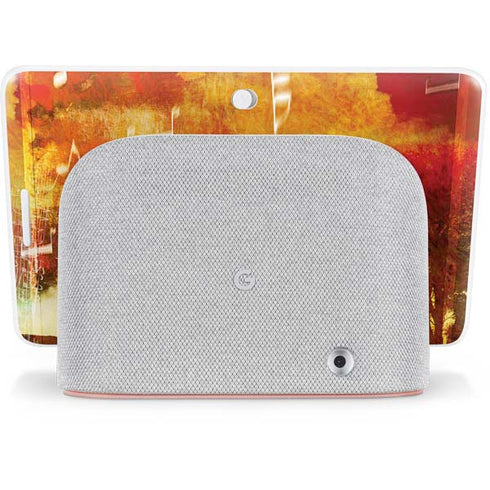 Falling Notes Google Home Hub Skin
