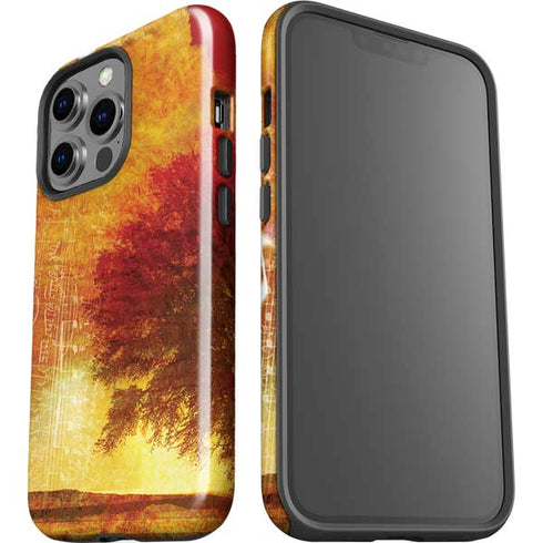 Falling Notes iPhone 15 Pro Impact Case