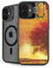 Falling Notes iPhone 16 Kickstand Case