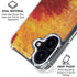 Falling Notes iPhone 16 Plus Clear Case