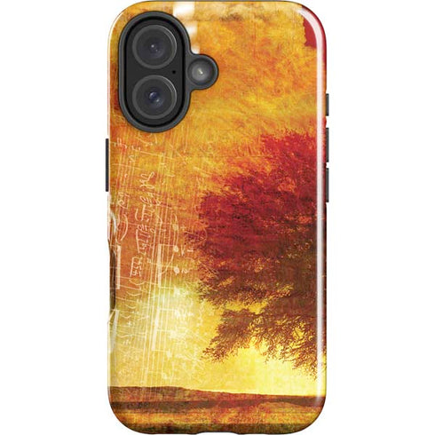 Falling Notes iPhone 16 Plus Impact Case