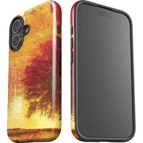 Falling Notes iPhone 16 Plus Impact Case