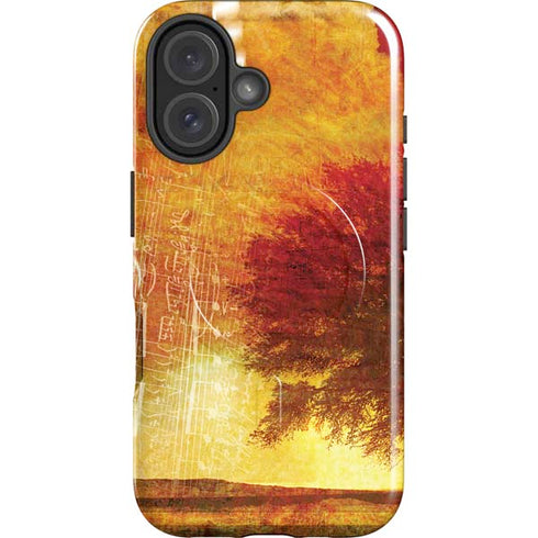 Falling Notes iPhone 16 Plus Magsafe Impact Case