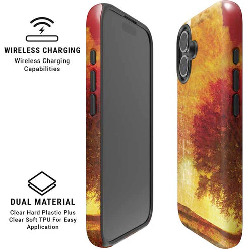 Falling Notes iPhone 16 Plus Magsafe Impact Case