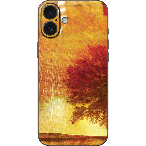 Falling Notes iPhone 16 Plus Skin