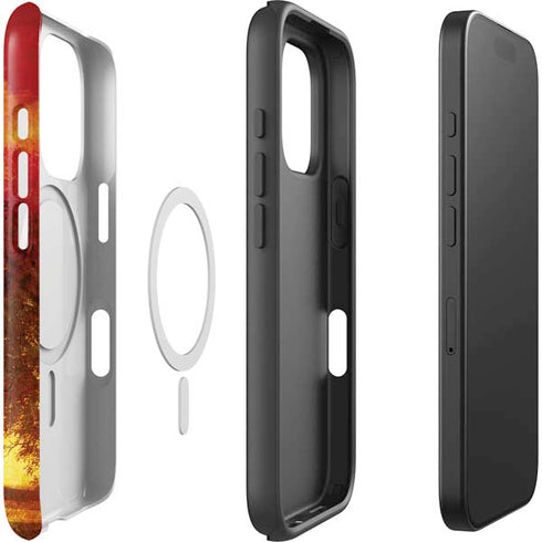 Falling Notes iPhone 16 Pro Magsafe Impact Case