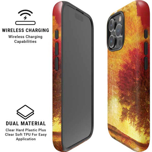 Falling Notes iPhone 16 Pro Magsafe Impact Case