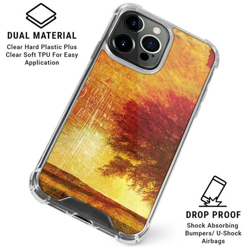 Falling Notes iPhone 16 Pro Max Clear Case
