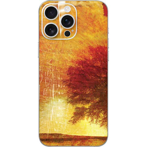 Falling Notes iPhone 16 Pro Max Skin