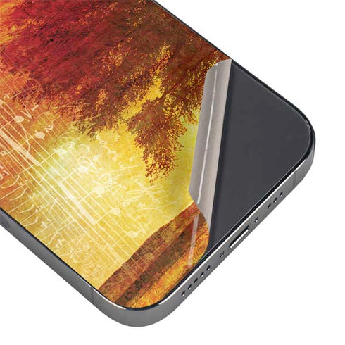 Falling Notes iPhone 16 Pro Skin