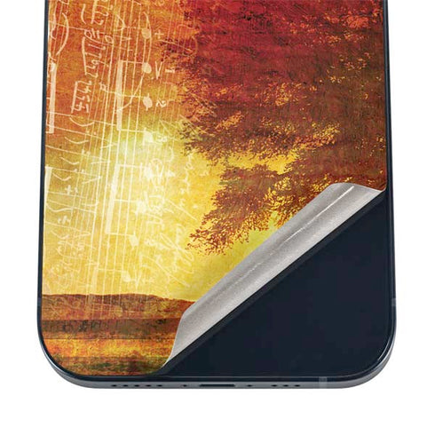 Falling Notes iPhone 16 Skin