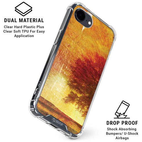 Falling Notes iPhone 16e Clear Case