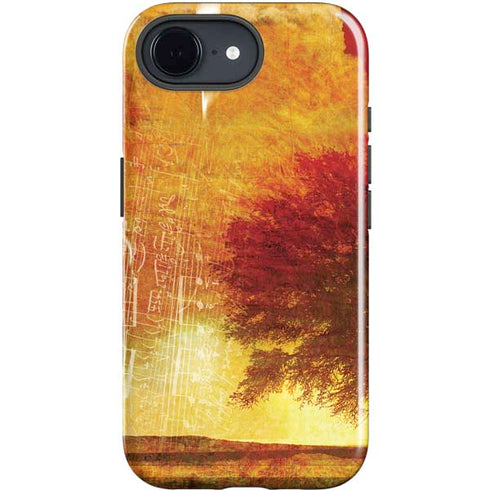 Falling Notes iPhone 16e Impact Case