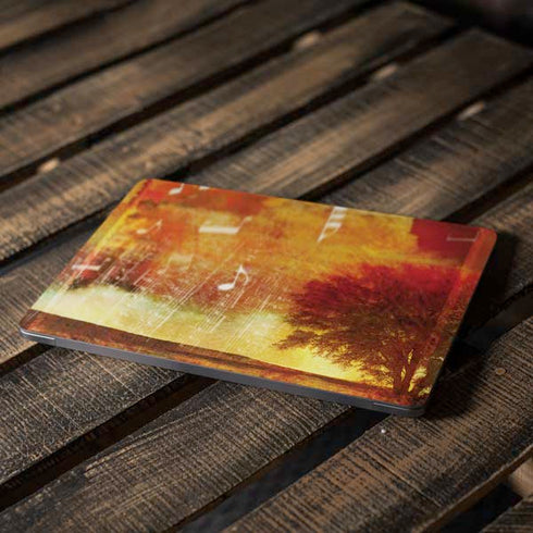 Falling Notes Apple MacBook Air Skin
