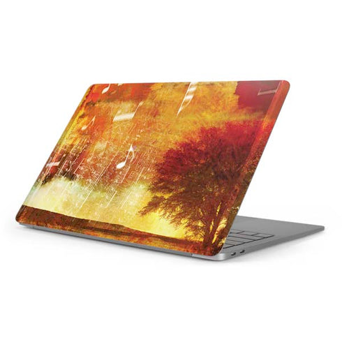 Falling Notes Apple MacBook Pro 16-inch Skin