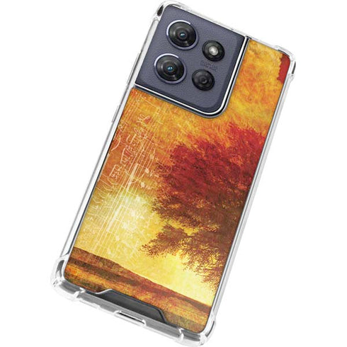 Falling Notes Moto G 5G (2025) Clear Case