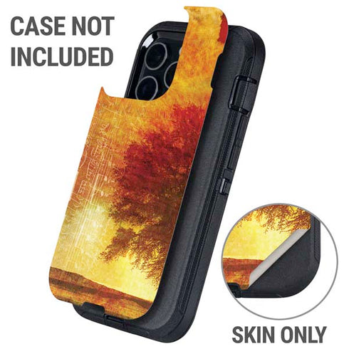Falling Notes Otterbox Defender iPhone Skin