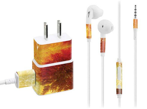 Falling Notes Phone Charger Skin