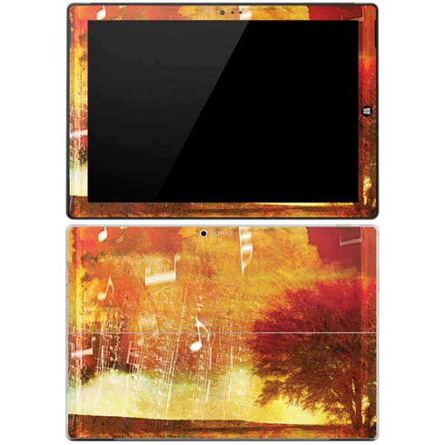 Falling Notes Surface Pro 3 Skin